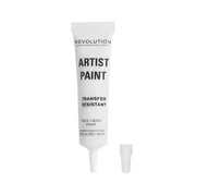 Sztuczne rzęsy i akcesoria - MAKEUP REVOLUTION - ARTIST PAINT - Face + Body Paint - Płynna farba do twarzy i ciała - 15 ml - Biała - miniaturka - grafika 1