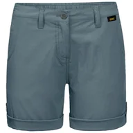 Spodenki damskie - Damskie Spodenki JACK WOLFSKIN DESERT SHORTS W 1505311-6167 – Szary - miniaturka - grafika 1