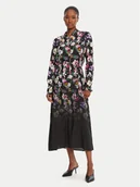 Sukienki - Desigual Sukienka koszulowa Camisero Acrilica 25WWVW11 Czarny Regular Fit - miniaturka - grafika 1