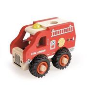 Samochody i pojazdy dla dzieci - Egmont Drewniany Wóz Strażacki 511041 - miniaturka - grafika 1