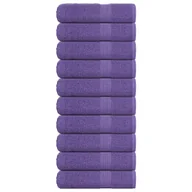 Ręczniki - vidaXL Ręczniki kąpielowe, 10 szt., fioletowy, 100x150 cm, bawełna - miniaturka - grafika 1