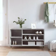 Wieszaki i stojaki - vidaXL Szafka na buty, szarość betonu, 102x36x60 cm - miniaturka - grafika 1