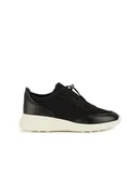 Trampki damskie - Geox Sneakersy "Alleniee" w kolorze czarnym - miniaturka - grafika 1