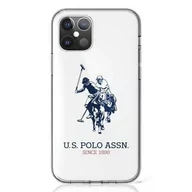 Etui i futerały do telefonów - U.s. polo assn US Polo USHCP12STPUHRWH iPhone 12 5,4" biały/white Shiny Big Logo - miniaturka - grafika 1