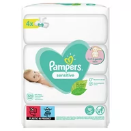 Chusteczki nawilżane - PAMPERS Chusteczki Sensitive 4x80szt 8001841062754 - miniaturka - grafika 1