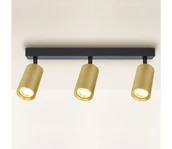 Lampy sufitowe - Brilagi - Oświetlenie punktowe SELE GOLDEN 3xGU10/30W/230V czarny/złoty - miniaturka - grafika 1
