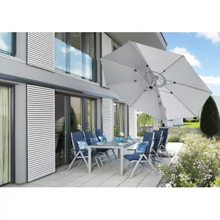 ACTIVE 370 cm - wahadłowy parasol ogrodowy z drążkiem bocznym 827 - Parasole ogrodowe - miniaturka - grafika 1