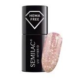 Lakiery hybrydowe - Semilac Seaqueen, lakier hybrydowy z efektem sunflash, 243, 7ml - miniaturka - grafika 1