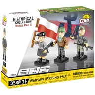 Klocki - Cobi Historical Collection Wwii, Figurki 3Pak August 1, 1944 Wars.Uprising 3/35 Kl., Cobi-2057 - miniaturka - grafika 1