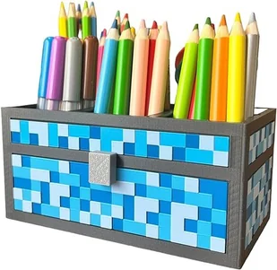 Kajawis, organizer na biurko, styl Minecraft - Przyborniki na biurko - miniaturka - grafika 1