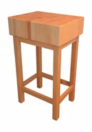 Artykuły masarskie - Kloc masarski 50 x 80 x 20 cm z podstawą - miniaturka - grafika 1