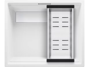 Primagran.pl Zlewozmywak podwieszany (podblatowy) granitowy jednokomorowy z dużą komorą XXL Zurych 60 Line Level MZ6KW-X0#P+ACOL02-KI$G - Zlewozmywaki - miniaturka - grafika 1