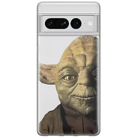 Etui i futerały do telefonów - Etui Yoda 004 Star Wars Nadruk częściowy Przeźroczysty Producent: Google, Model: PIXEL 7 PRO - miniaturka - grafika 1