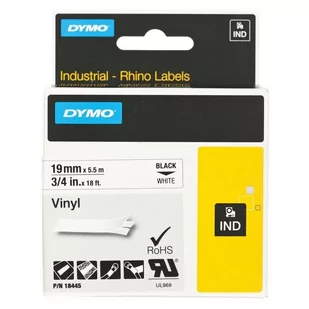 Dymo Taśma winylowa biała 19mm (S0718620/18445) - Etykiety do drukarek - miniaturka - grafika 1