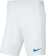 Spodnie sportowe męskie - Nike Spodenki Nike Park III BV6855 104 BV6855 104 biały XXL - miniaturka - grafika 1