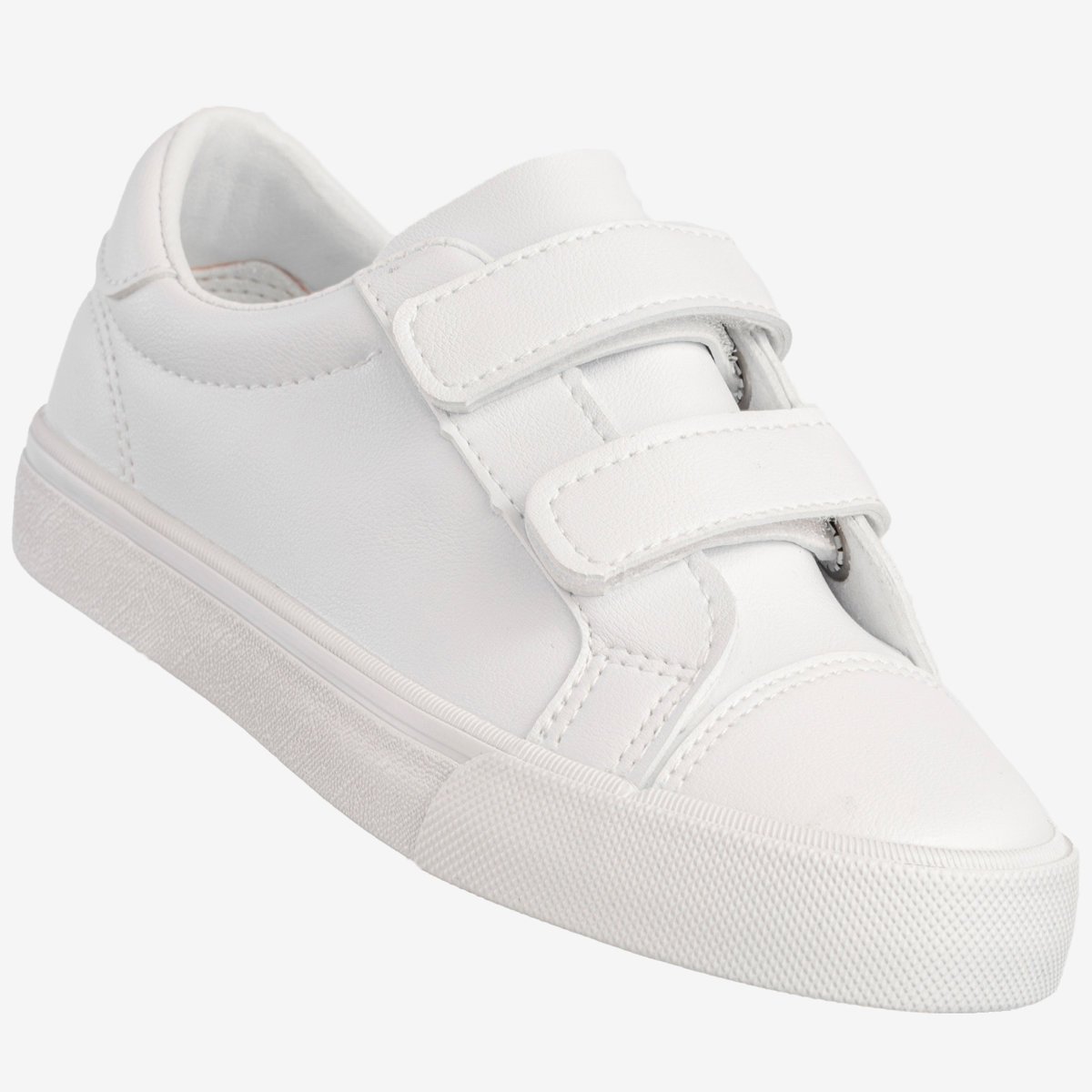 Trampki Dziecięce Ekoskóra Buty Na Rzepy Sportowe Białe Apawwa RC14 Biały 31