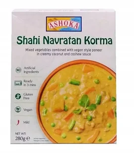 Gotowe indyjskie danie Shahi Navratan Korma Ashoka 280g - Szybkie dania obiadowe - miniaturka - grafika 1