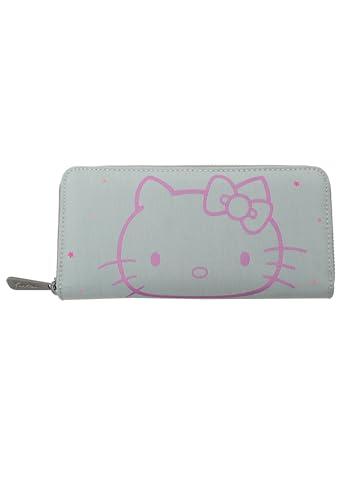 Fritzi aus Preussen Damski portfel Hello Kitty Fritzi Nicole Stars Blue Sky akcesoria podróżne portfel, niebieski, One Site