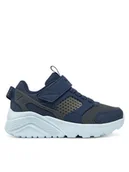Buty dla chłopców - Skechers Sneakersy Uno Lite GRIDSTILL 405715L/NVCC Granatowy - miniaturka - grafika 1