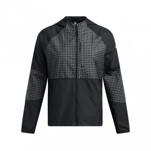 Damska kurtka do biegania Under Armour UA Launch Elite Cw Jacket - czarna - UNDER ARMOUR - Kurtki damskie - miniaturka - grafika 1