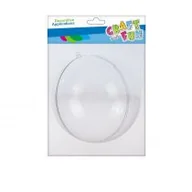 Ozdoby bożonarodzeniowe - CRAFT WITH FUN Ozdoba dekoracyjna plastikowa Bombka 6 cm Boże Narodzenie CRAFT WITH FUN 463819 Eurotrade-5908275136309 - miniaturka - grafika 1