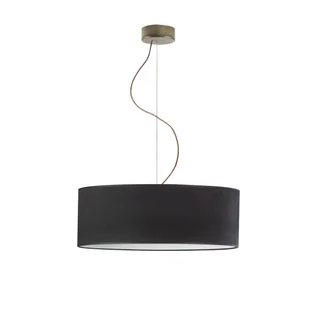 LYSNE Żyrandol z czarnym kloszem HAJFA VELUR fi 50 cm kolor czarny 14529V/1216 kolor czarny - Lampy sufitowe - miniaturka - grafika 17