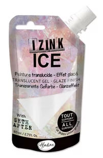 Aladine Farba Izink ICE Biała Perłowa 80 ml Ala80384 - Przybory szkolne - miniaturka - grafika 1