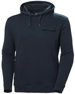 Bluzy męskie - Helly Hansen Helly-Hansen Męska bluza z kapturem Hyggen Light Hoodie niebieski grantowy S 63017 - miniaturka - grafika 1