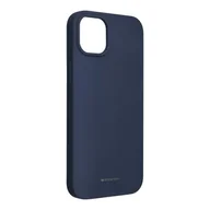 Etui i futerały do telefonów - OEM Futerał Mercury Silicone do iPhone 14 PLUS niebieski - miniaturka - grafika 1