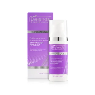 Bielenda PROFESSIONAL SUPREMELAB SUPREMELAB EKSKLUZYWNY KREM PRZECIWZMARSZCZKOWY Z KOMPLEKSEM PEPTYDÓW 50ML - Kremy do twarzy - miniaturka - grafika 1