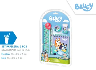 Zestaw piśmienniczy Bluey 5 elementów By00005 - Zestawy szkolne - miniaturka - grafika 1