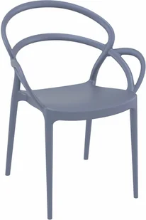 Meble ogrodowe Siesta Mila Sky 70 cm Dark Grey 2+1 - Meble gastronomiczne - miniaturka - grafika 5