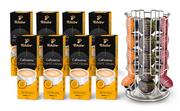 Kawa w kapsułkach i saszetkach - Tchibo Caffe Crema mild 8 x 10 kapsułek - miniaturka - grafika 1
