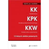 EDYCJA KARNA Kodeks karny Kodeks postępowania karnego Kodeks karny wykonawczy 13 innych aktów prawnych - Prawo - miniaturka - grafika 1