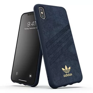 Adidas OR Moulded Case ULTRASuede iPhone Xs Max niebieski/collegiate royal 35001 - Etui i futerały do telefonów - miniaturka - grafika 1