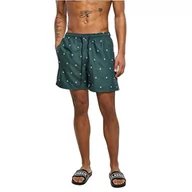 Spodenki damskie - Urban Classics Szorty kąpielowe Embroidery Kufry Mężczyźni , Anchor/Bottlegreen/White , L - miniaturka - grafika 1