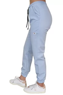 Joggery medyczne niebieskie casual premium roz. XXL - Spodnie damskie - miniaturka - grafika 1