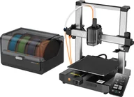 Drukarki 3D - Drukarka 3D Anycubic Kobra 3 Combo, prędkość druku 600 mm/s, 4 drukarki wielokolorowe z suszarką do filamentu ACE Pro, rozmiar wydruku 250x250x260 mm - miniaturka - grafika 1