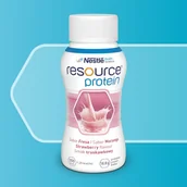 Żywienie medyczne - Nestle 8x Resource Protein smak truskawkowy 200 ml - miniaturka - grafika 1