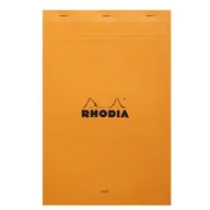Notesy i bloczki - Blok Rhodia N°19 A4+ 21x31,8 cm, linie, pomarańczowy - miniaturka - grafika 1