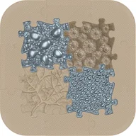 Maty edukacyjne - Mata Sensoryczna Ortopedyczna Do Domowego Spa 12 El. Lumarko! - miniaturka - grafika 1