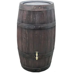 Zbiornik na deszczówkę PROSPERPLAST Barrique 571829 250L Brązowy - Zbiorniki na deszczówkę - miniaturka - grafika 1