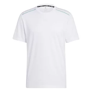 adidas T-shirt męski (Short Sleeve) Wo Base Logo T, biały/przezroczysty, IB7904, L - Koszulki męskie - miniaturka - grafika 1