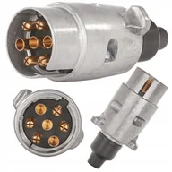 Akcesoria motoryzacyjne - Wtyk do Gniazda Wtyczka Do Przyczepki Przyczepy 7-PIN 12V - miniaturka - grafika 1