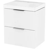 Szafki łazienkowe - Excellent Blanko szafka 50 cm podumywalkowa wisząca biały połysk MLEX.6301.490.WH - miniaturka - grafika 1