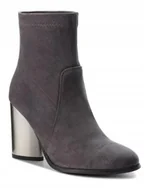 Botki damskie - EVA MINGE DAMSKIE BOTKI KLASYCZNE SZARE 40 3C9G2* 40 3C9 - miniaturka - grafika 1