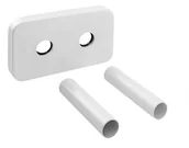 Akcesoria grzewcze - BRUCKNER Rozeta maskująca do zestawu przyłączeniowego WICHER kolor biały 600.315.4 - miniaturka - grafika 1