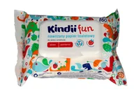 Papier toaletowy - HARPER HYGIENICS KINDII FUN Nawilżany papier toaletowy do skóry wrażliwej 60szt - miniaturka - grafika 1