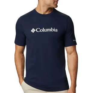 Koszulka Columbia CSC Basic Logo 1680053467 - granatowa - Koszulki męskie - miniaturka - grafika 1