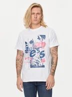 Koszulki męskie - Guess T-Shirt M4YI02 I3Z14 Biały Regular Fit - miniaturka - grafika 1